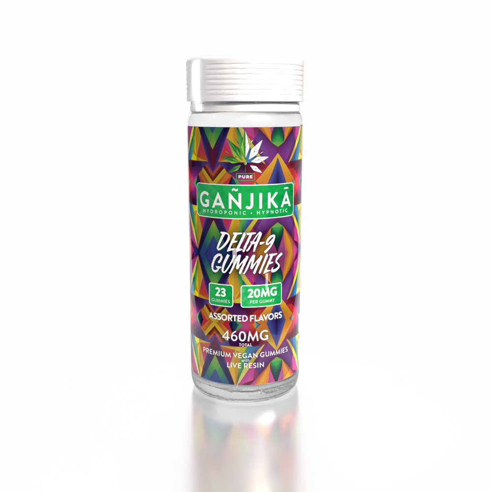 GANJIKA GUMMIES 20MG 8.5G 23CT/PK "D9 460 MG Jar" - GANJIKA