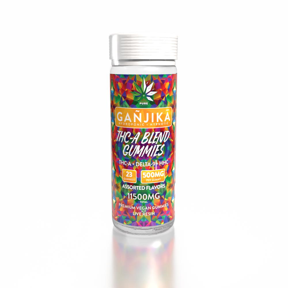 GANJIKA GUMMIES 500MG 8.5G 23CT/PK "THC-A 11500 MG Jar" - GANJIKA