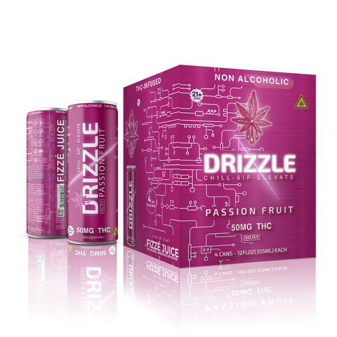 DRIZZLE DELTA-9 50MG 12OZ 4PK  