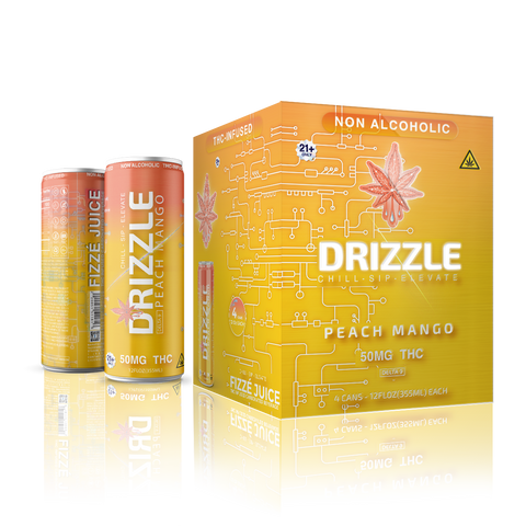DRIZZLE DELTA-9 50MG 12OZ 4PK  