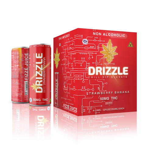 DRIZZLE DELTA-9 50MG 12OZ 4PK  