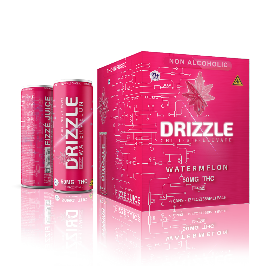 DRIZZLE DELTA-9 50MG 12OZ 4PK  