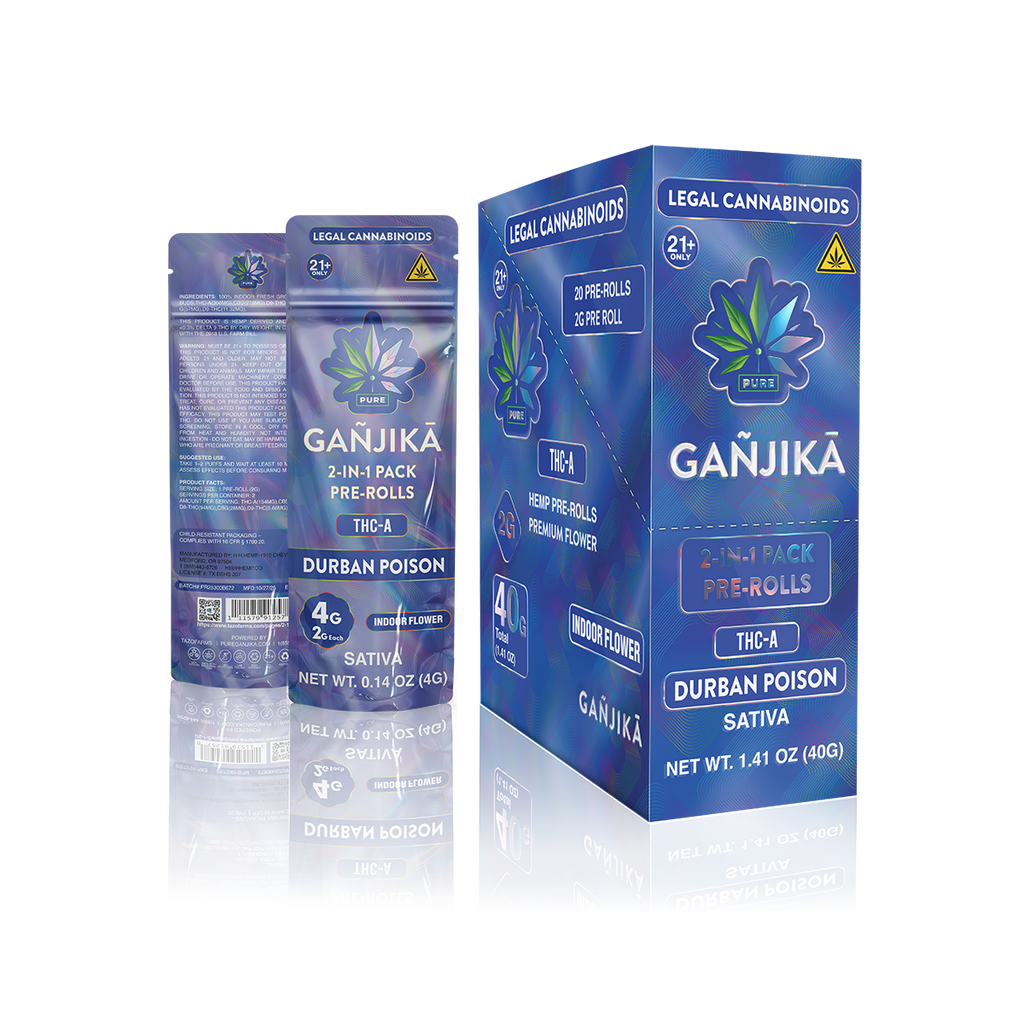 GANJIKA PRE-ROLLS THC-A 2G 2CT/10PK 