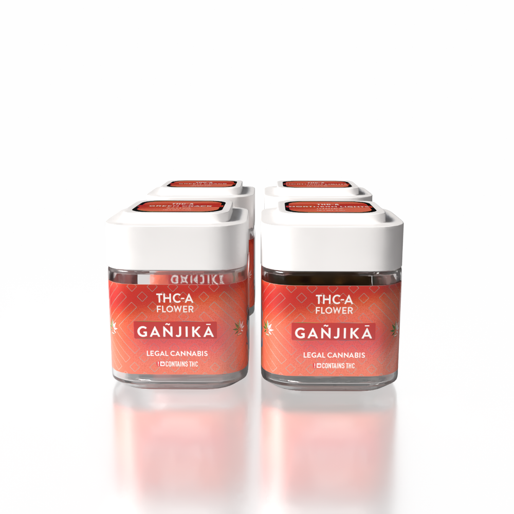 GANJIKA FLOWER HEMP FLOWER 5 GM/PK "5 GM Jar" - GANJIKA