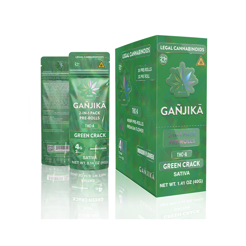 GANJIKA PRE-ROLLS THC-A 2G 2CT/10PK 