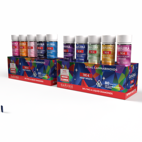 GANJIKA PRE-ROLLS THC-A 0.8G 10CT/10PK 