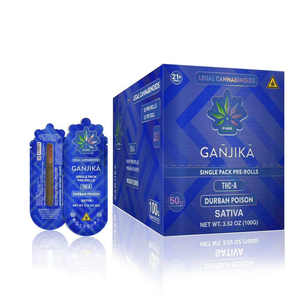 GANJIKA PRE-ROLLS THC-A 2G 1CT/50PK 