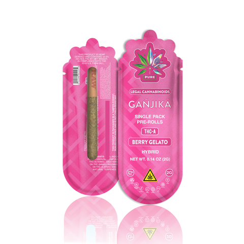 GANJIKA PRE-ROLLS THC-A 2G 1CT/1PK 