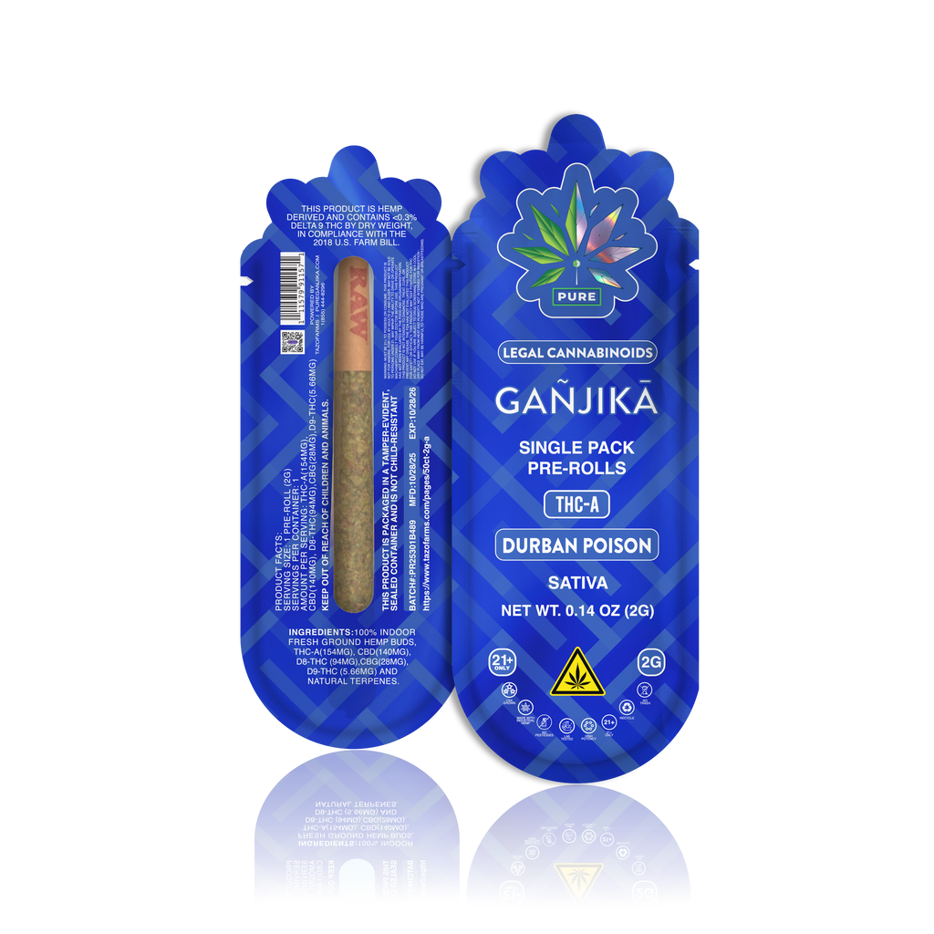 GANJIKA PRE-ROLLS THC-A 2G 1CT/1PK 