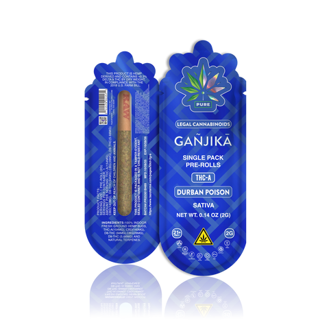 GANJIKA PRE-ROLLS THC-A 2G 1CT/1PK 