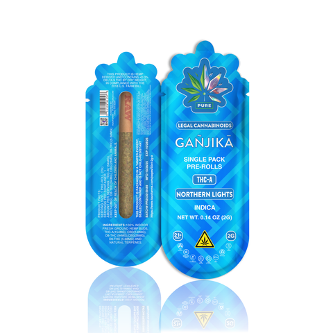 GANJIKA PRE-ROLLS THC-A 2G 1CT/1PK 