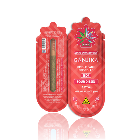 GANJIKA PRE-ROLLS THC-A 2G 1CT/1PK 