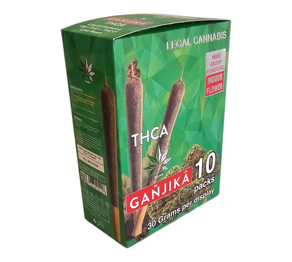 2-IN-1 Pack Wraps : THCA : 1.5 g : 10 CT Box - GANJIKA