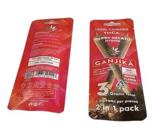 2-IN-1 Pack Wraps : THCA : 1.5 g : Mylar Bag Logo