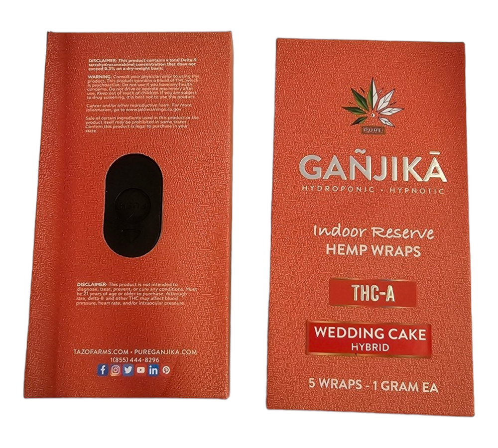 "THC-A" WRAPS [5 Pack] - GANJIKA
