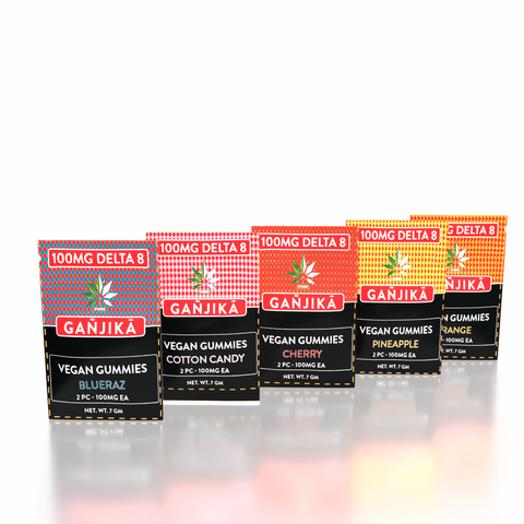 GANJIKA GUMMIES 100MG 3.5G 2CT/Pouch 