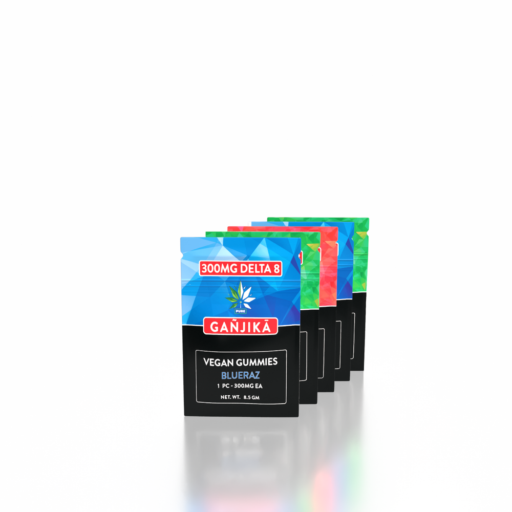 GANJIKA GUMMIES 300MG 8.5G 1CT/Pouch " D8 300 MG Pouch" - GANJIKA