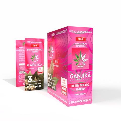 GANJIKA PRE-ROLLS THC-A 1.5G 2CT/10PK 