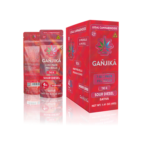 GANJIKA PRE-ROLLS THC-A 2G 2CT/10PK 