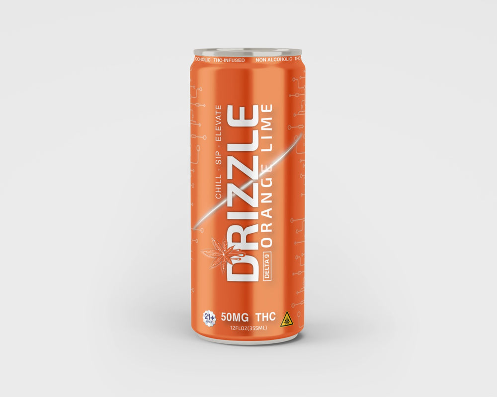 DRIZZLE D9 50MG FIZZE JUICE "D9 50MG 12 oz Can" - GANJIKA