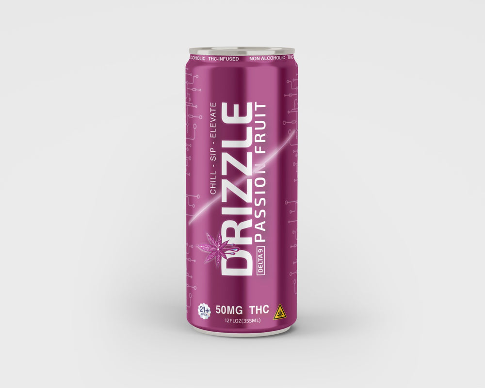 DRIZZLE D9 50MG FIZZE JUICE "D9 50MG 12 oz Can" - GANJIKA