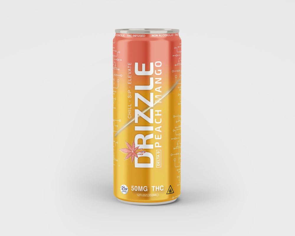 DRIZZLE D9 50MG FIZZE JUICE "D9 50MG 12 oz Can" - GANJIKA